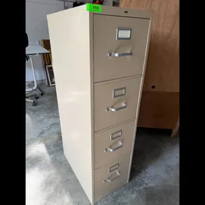 HON 4-Drawer Metal Filing Cabinet Beige