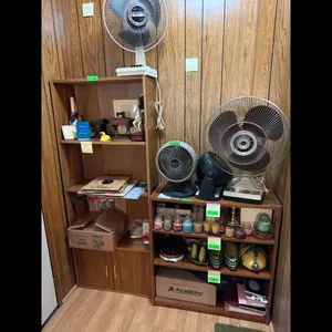 Furniture 2-Section Bookshelf Unit Brown Used