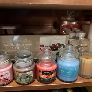 Assorted Candles and Holders