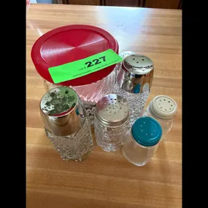 Vintage Glass Shakers
