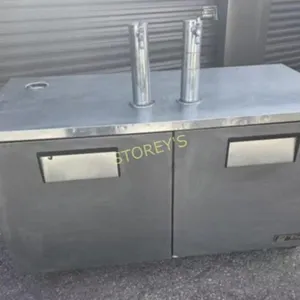 True 2dr Keg Cooler on Wheels