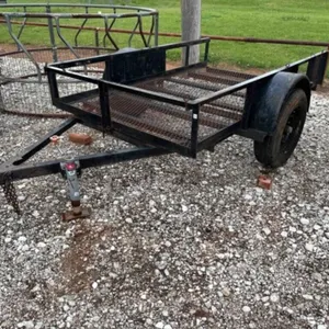 8' Single Axle Steel Trailer