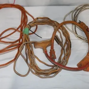 4 Extension Cords: 15ft, 20ft & Work Light