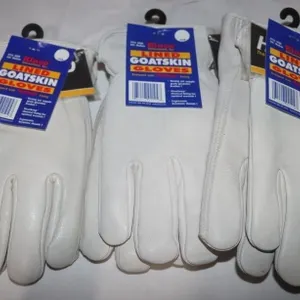 3 NEW Goat Skin Gloves Size MED