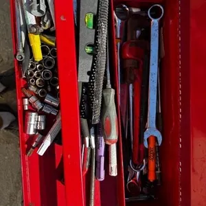 Large tools and toolbox wrench lot