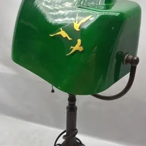 Vintage Ducks Unlimited bankers Lamp glass shade