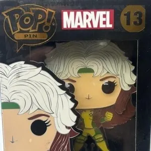 Sealed, fungo, pop, Marvel rogue, enamel pin