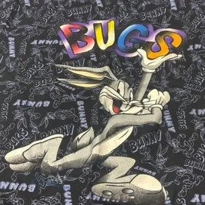 Vintage Print All over Bugs Bunny T-shirt XL