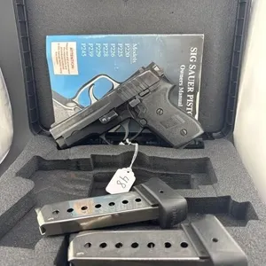 Sig P245 45 auto 
Two 8 round clips with