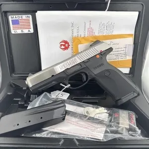Ruger SR45 45 cal
Two 10 round clips, ezloader,