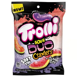 SEALED (120g x2) 2pk Trolli Sour Duo Crawlers...