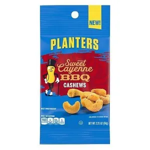 SEALED (64g x3) 3pk Sweet Cayenne Bbq Cashews
