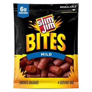 SEALED (106g x2) 2pk Slim Jim Bites, Mild...