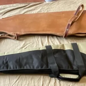 Rt Handed Horseback Leather Scabbard & Gun Case