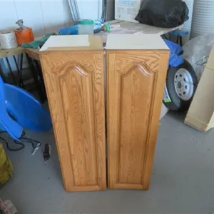 2 Wood Cabinets