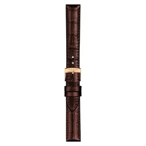 Tissot 15mm Brown Leather Watchband New