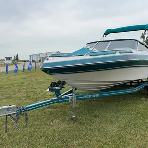 1992 Four Winns 190 Horizon 19' Open Bow Boat On 1992 Fourwinn Boat Trailer *Unreserved*