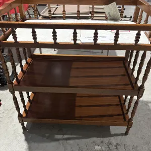 Bassinet changing table with shelves, 37 x 19 x 40