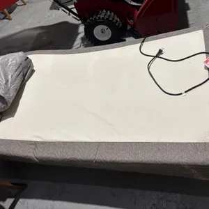 Hospital bed with remote