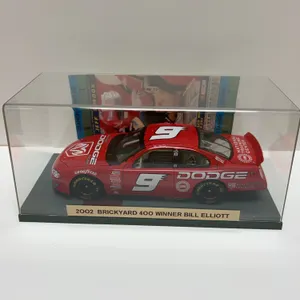 2002 Brickyard 400 Winner Bill Elliott Dodge R/T #9 1:24 Diecast Model with Display Case and Event T