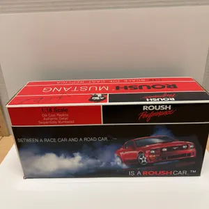 Roush Mustang 1:18 Scale Die-Cast Sequentially Numbered Replica by Team Caliber with Jack Roush Sign