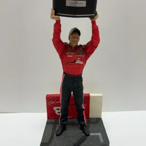 2004 Action-McFarlane Dale Earnhardt Jr. Daytona 500 Champion Figurine With Trophy and Base Display
