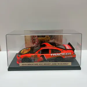 2010 Brickyard 400 Jamie McMurray Winner 1:24 Diecast Car With Race Ticket Displayed in Case, No. 1