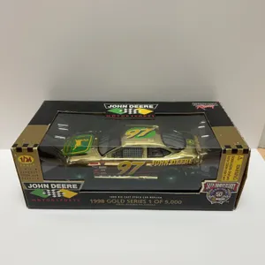 1998 John Deere Motorsports 1:24 Scale Gold Series NASCAR Stock Car, Limited Edition 1 of 5000, Boxe