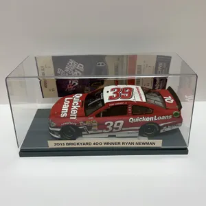 Ryan Newman #39 Quicken Loans 2013 Brickyard 400 Winner Diecast Car With Race Ticket Displayed in Ca