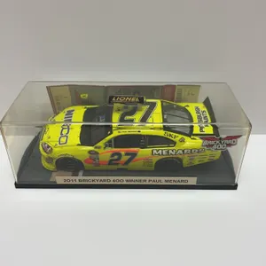 2011 Brickyard 400 Winner Paul Menard #27 Menards Chevrolet 1:24 Lionel Diecast with Race Ticket and
