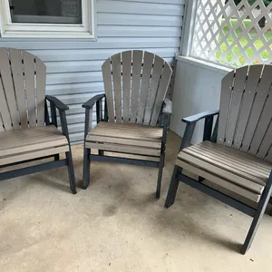 Set of (3) Poly Patio Chairs
