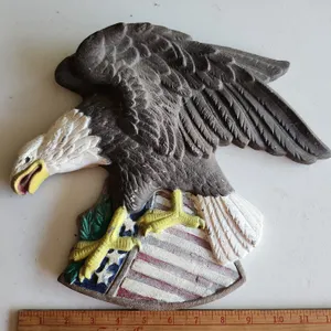Vintage Cast Iron Eagle, 13"X12"