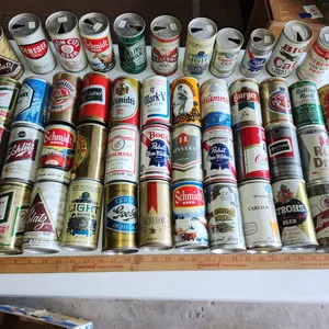 40+ Vintage Empty Beer Cans, See Photos
