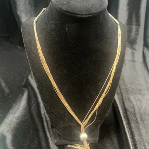 22-Inch Sterling Silver Necklace with Ball Fringe, 14.9 Grams