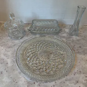 Anchor Hocking Glass Serving Items