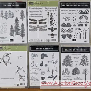Huge Lot of Stampin Up Stamps. Photopolymer and Cling Stamp Sets. Shelves included, if you want them. *you must bring adequate help and boxes to remov