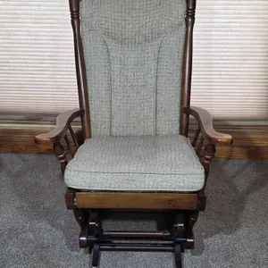 Gliding Rocking Chair. Looks like a piece came unglued. 28 x 22 x 43. * you must bring adequate help to remove and load. Located on main floor. LR