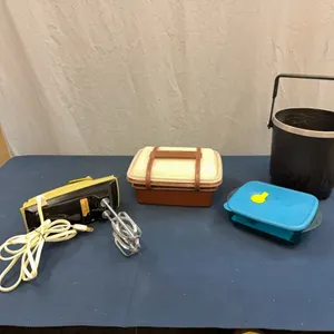 Fry Daddy, mixer, tupperware