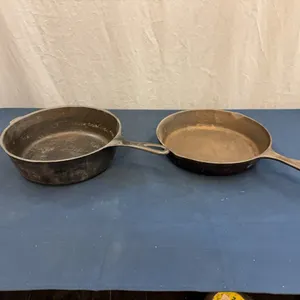Cast iron pans