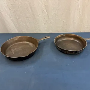 Cast iron pans