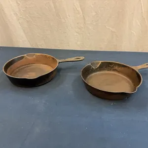 Cast iron pans