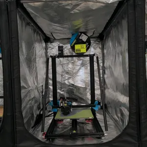 Creality CR-10 V3 FDM 3D printer. Features direct drive extruder, dual gantry support rods, and external controller with LCD screen. Includes a Creali