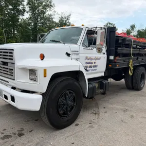 Ford F700 Single Axle Flatbed Truck