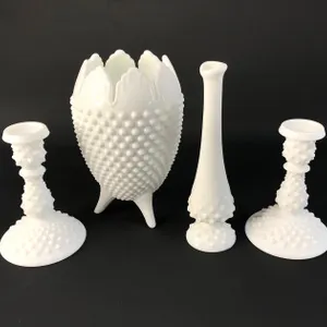 Hobnail Milk Glass