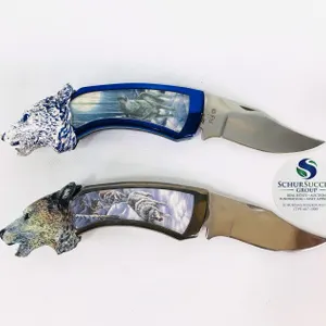 Two (2) Call of the Wild Pocket Knives By The Franklin Mint