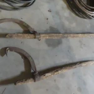 2x Vintage Log Rollers