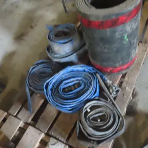 Discharge Hose and 24" Conveyor Belt