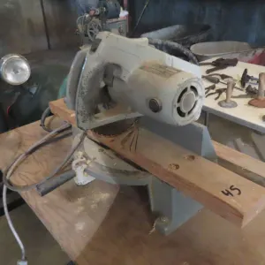Rockwell Miter Saw and Makita Circular Saw – on Workmate Bench