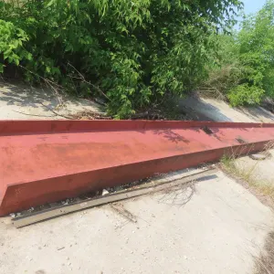 Steel I-Beam 24" W x 29FT 6" Long – w/ 9" Flange