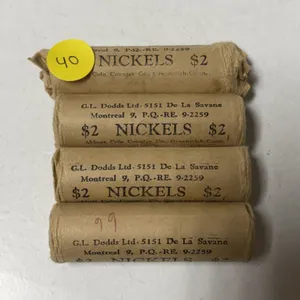Roll of (4) 1966 Canada 5 Cents.